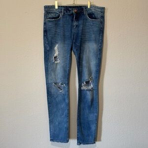 BLANKNYC Distressed Skinny Jeans - 29